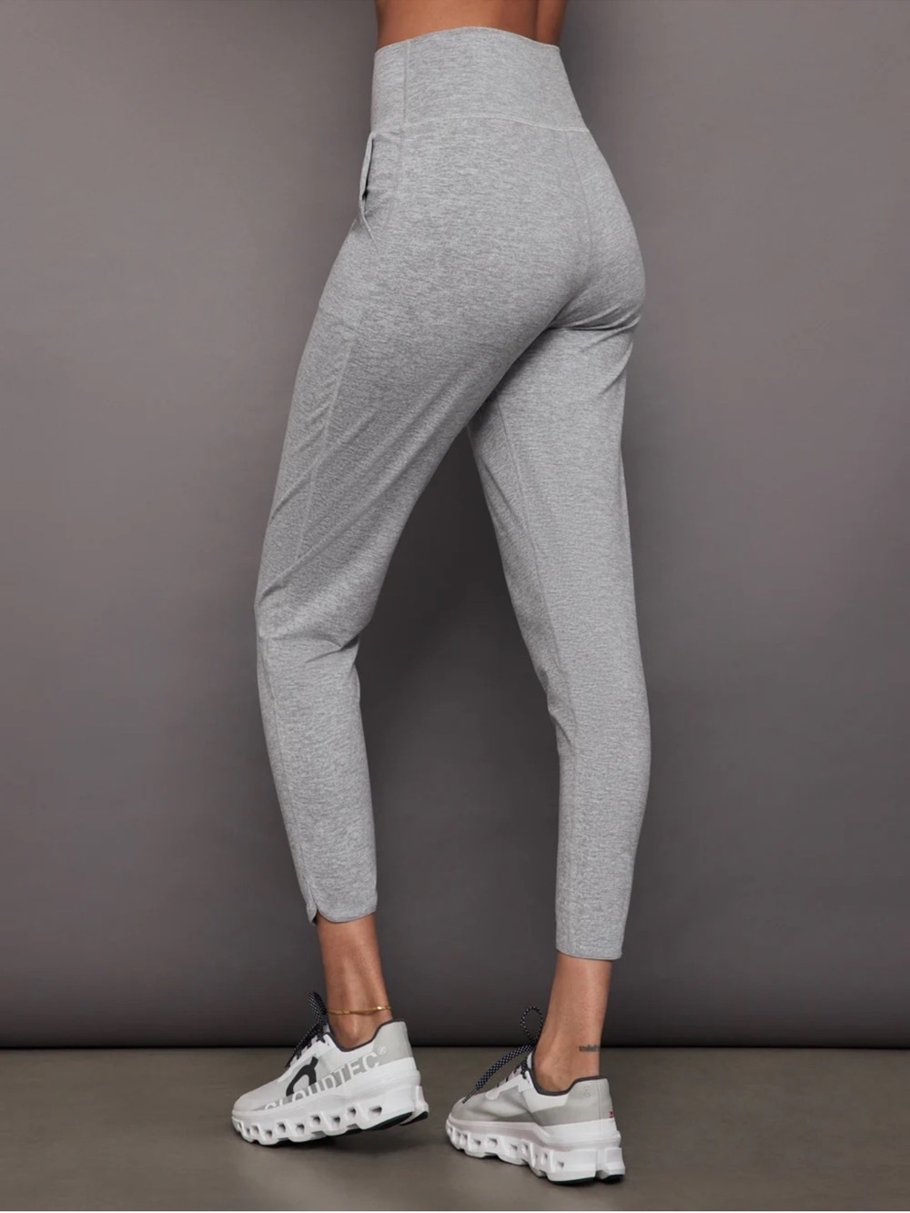 Carbon38 Heather Melt Jogger Pants Gray size XS